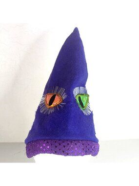 Russ Halloween Purple Monster Witch Hat Big Eyes Kids Costume NWT 2019